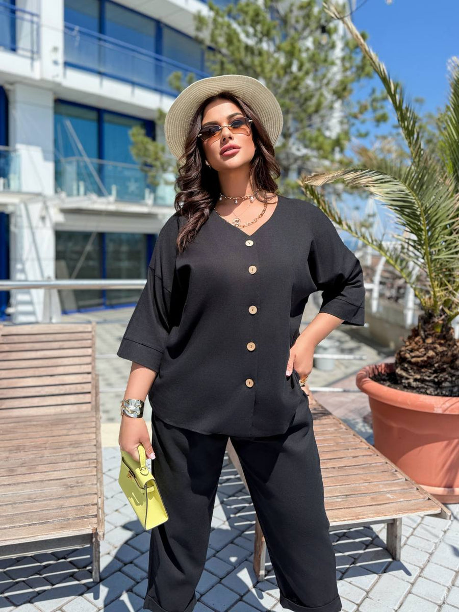 Комплект от ленена смес - Twiggy Shop