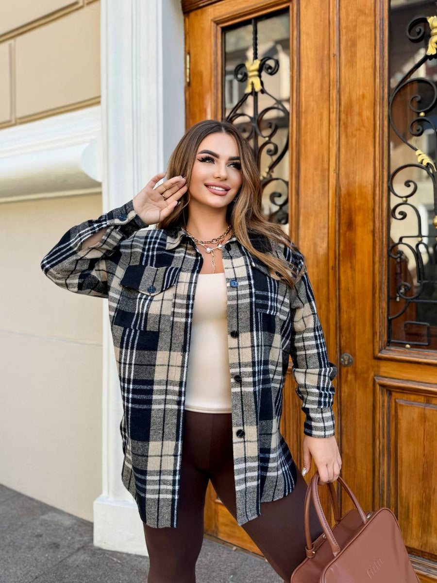 Топла карирана риза - Twiggy Shop