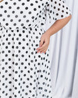 Рокля от шифон на точки - Twiggy Shop