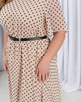 Рокля от шифон на точки - Twiggy Shop