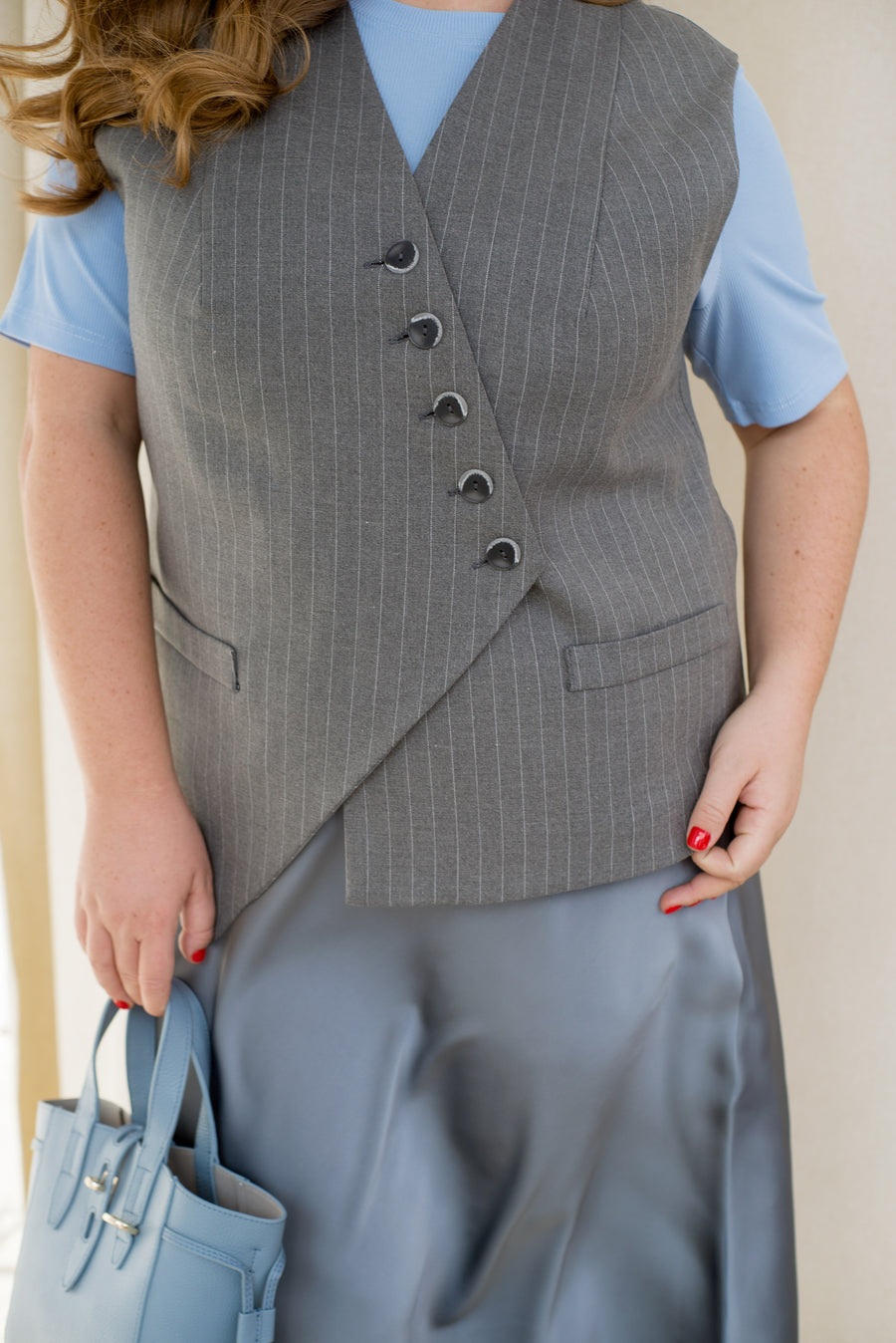 Къс раиран елек - Twiggy Shop