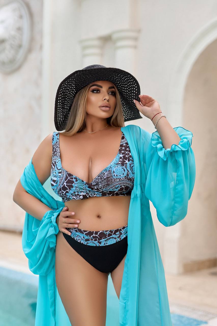 Дълга плажна туника - Twiggy Shop