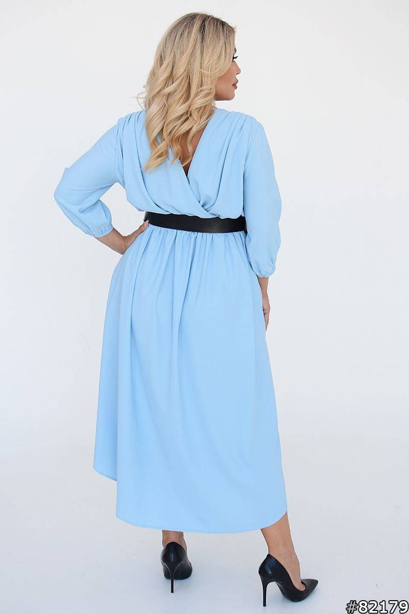 Рокля от шифон с колан - Twiggy Shop