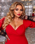 Вталена рокля от деним - Twiggy Shop
