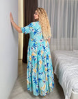 Дълга памучна рокля - Twiggy Shop