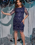 Рокля от дантела с бродерия - Twiggy Shop