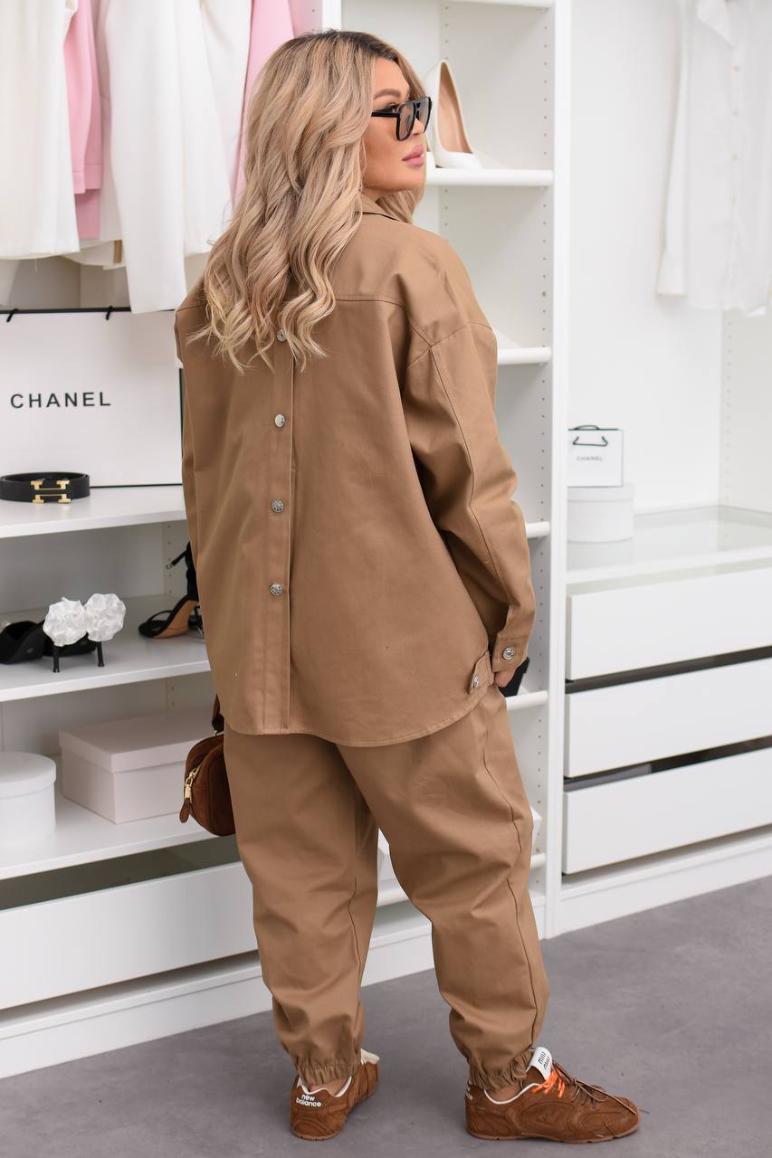 Комплект от деним с копчета - Twiggy Shop