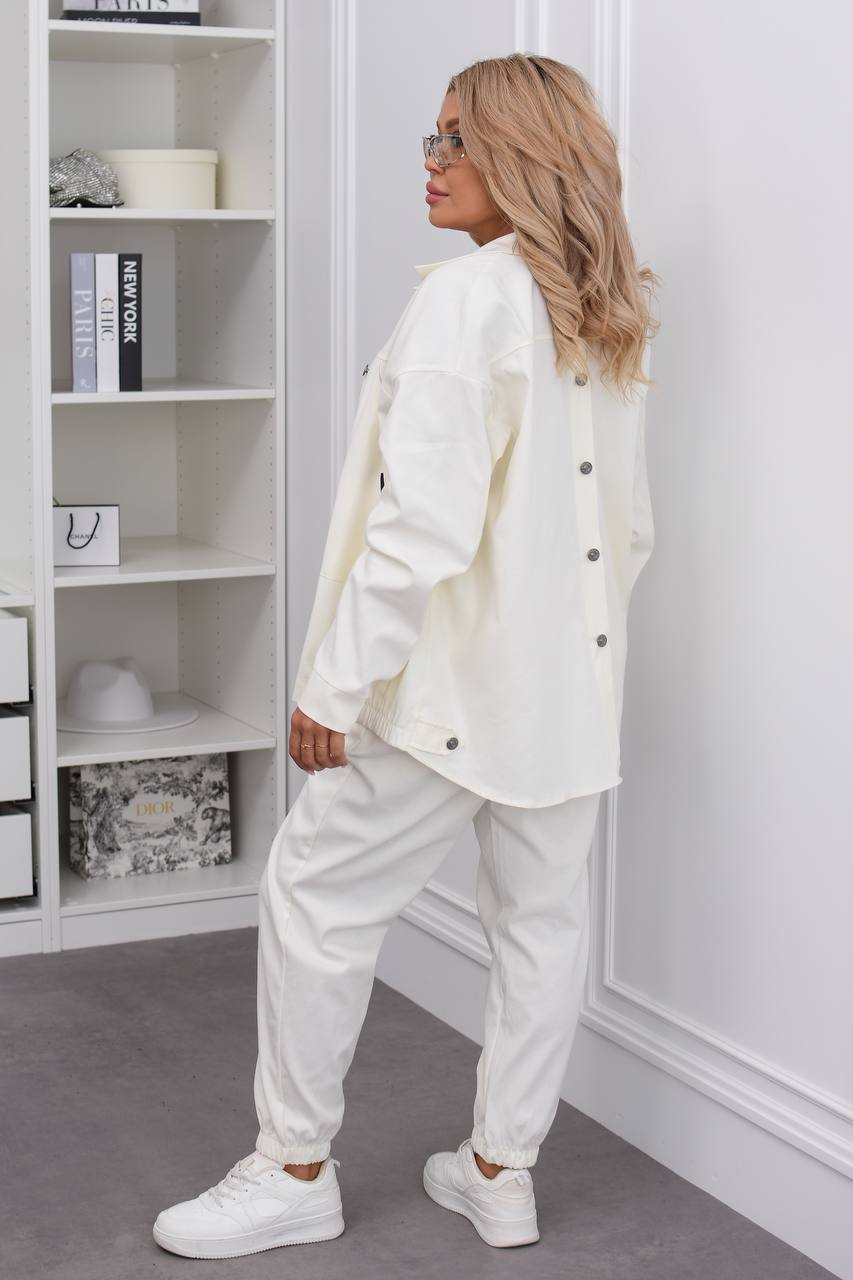 Комплект от деним с копчета - Twiggy Shop