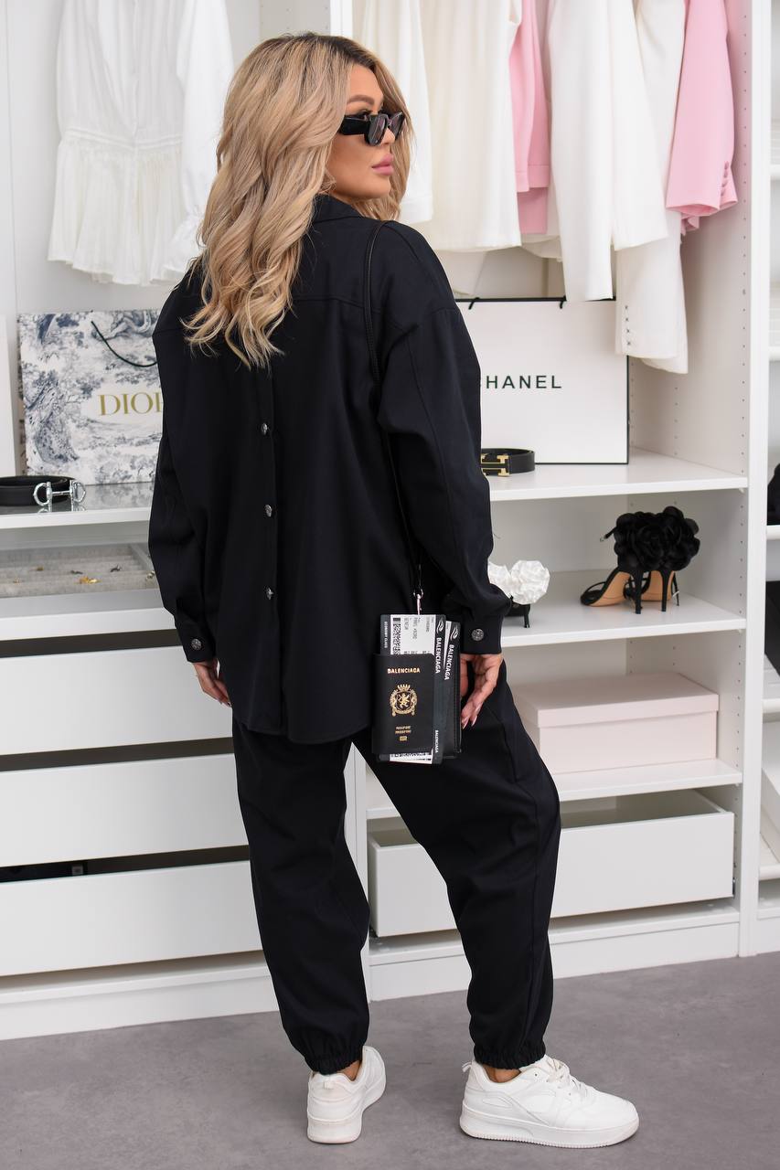 Комплект от деним с копчета - Twiggy Shop