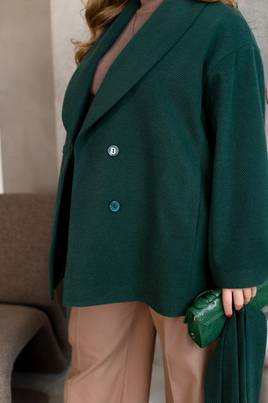 Късо палто с колан - Twiggy Shop