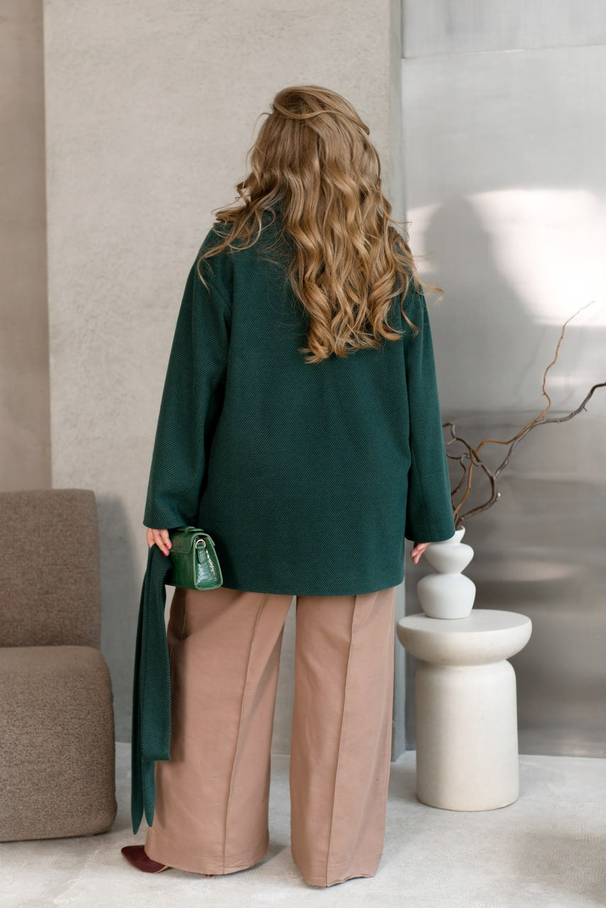 Късо палто с колан - Twiggy Shop