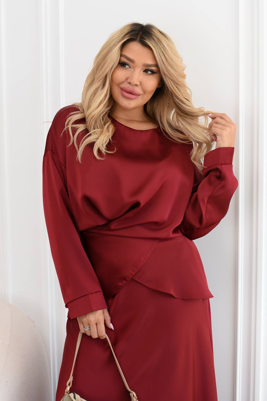 Комплект от блуза и пола - Twiggy Shop