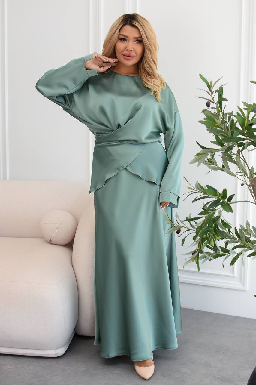 Комплект от блуза и пола - Twiggy Shop