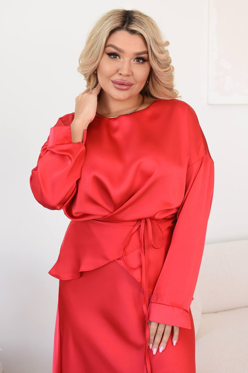 Комплект от блуза и пола - Twiggy Shop