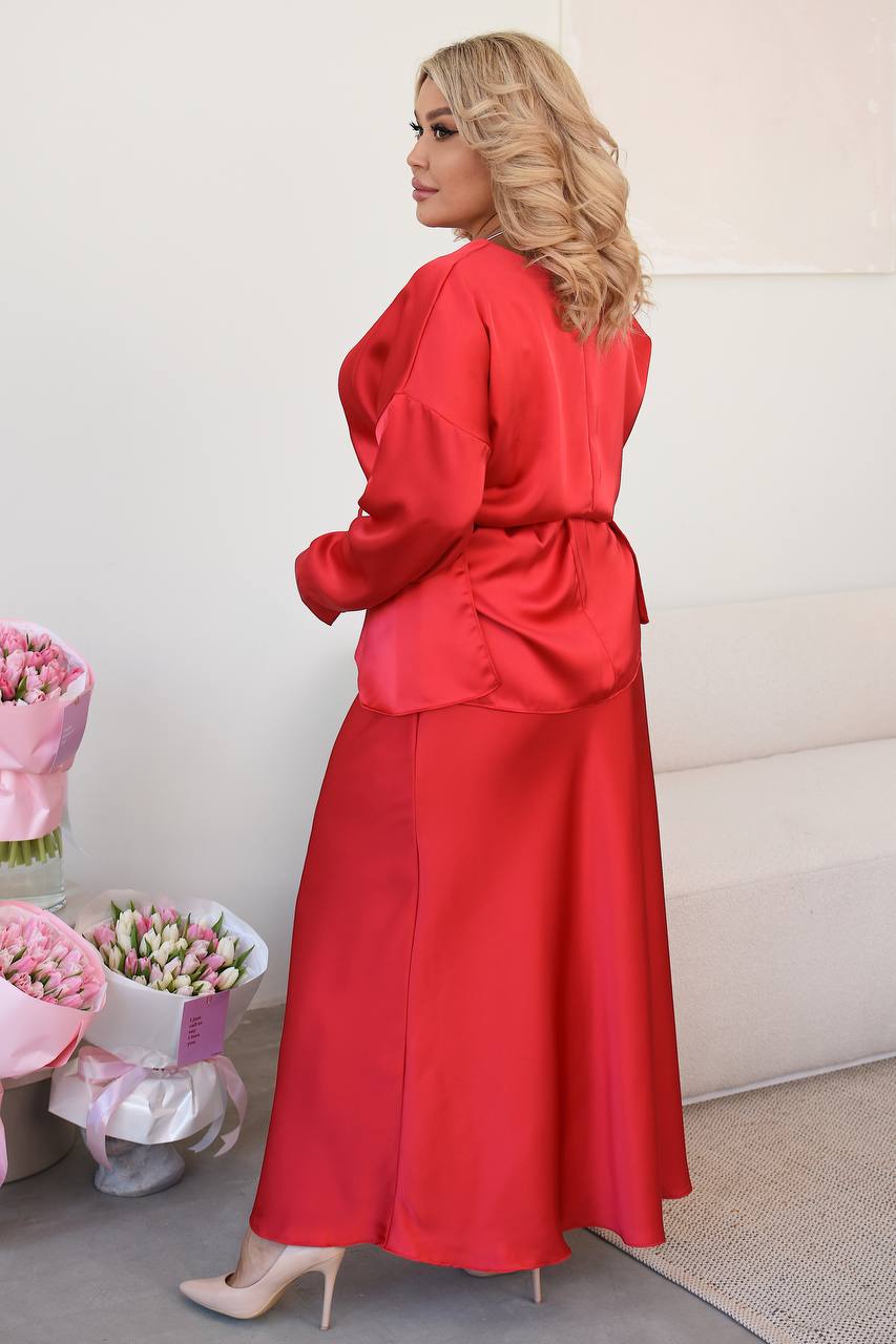 Комплект от блуза и пола - Twiggy Shop