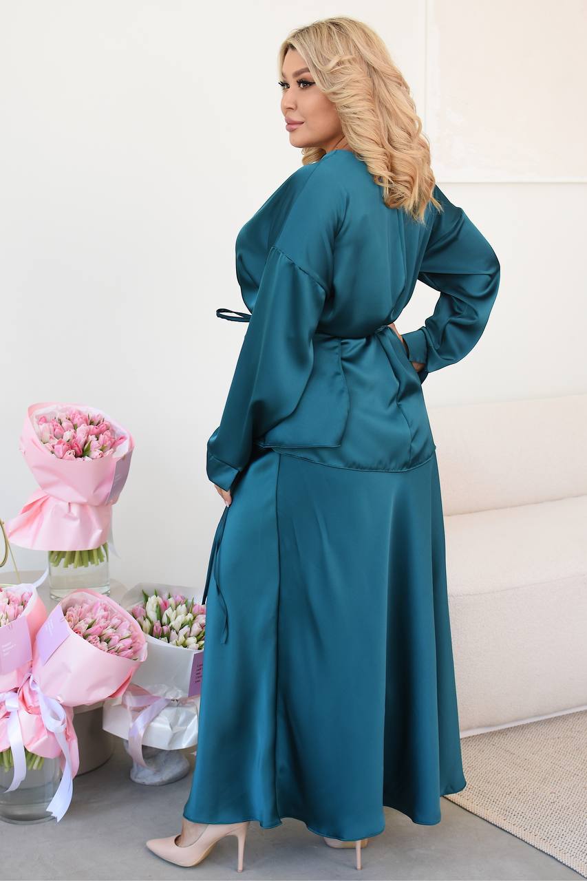 Комплект от блуза и пола - Twiggy Shop