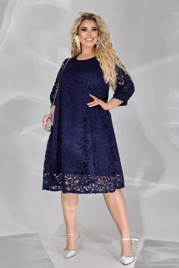 Рокля в свободна кройка от дантела - Twiggy Shop