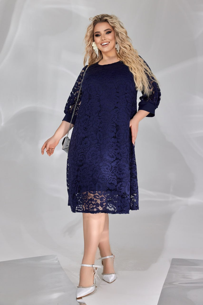 Рокля в свободна кройка от дантела - Twiggy Shop