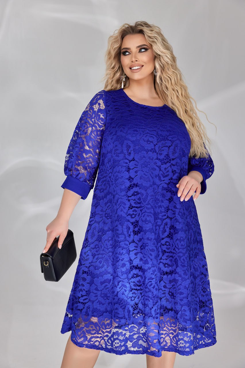 Рокля в свободна кройка от дантела - Twiggy Shop