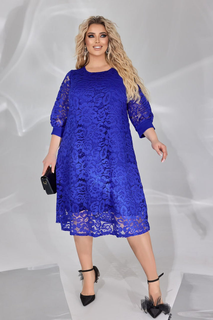 Рокля в свободна кройка от дантела - Twiggy Shop