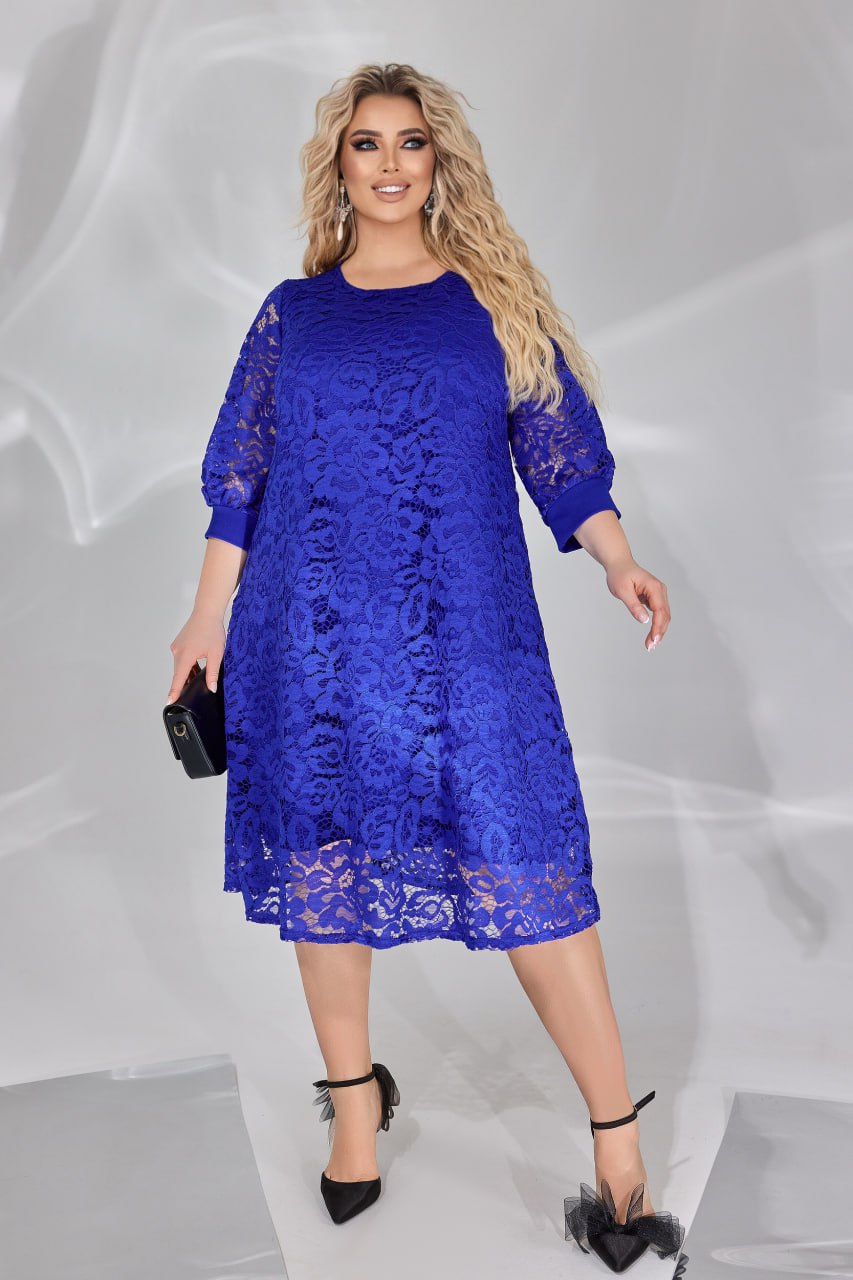 Рокля в свободна кройка от дантела - Twiggy Shop