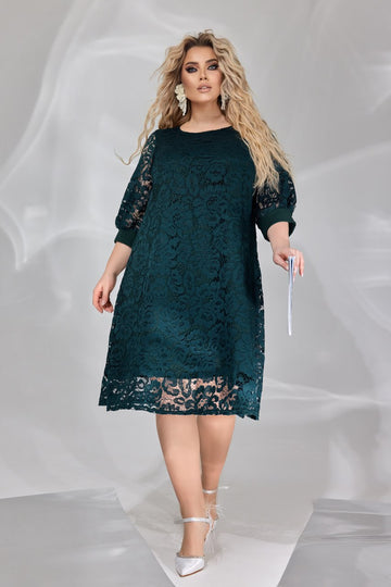 Рокля в свободна кройка от дантела - Twiggy Shop