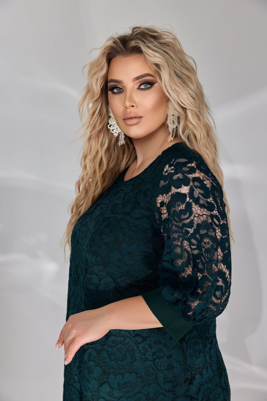 Рокля в свободна кройка от дантела - Twiggy Shop