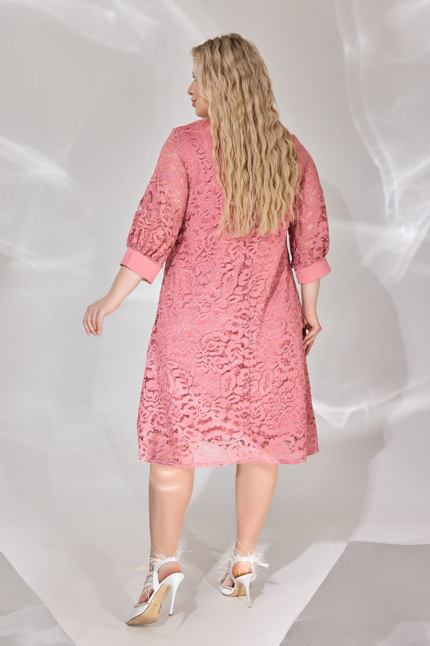 Рокля в свободна кройка от дантела - Twiggy Shop