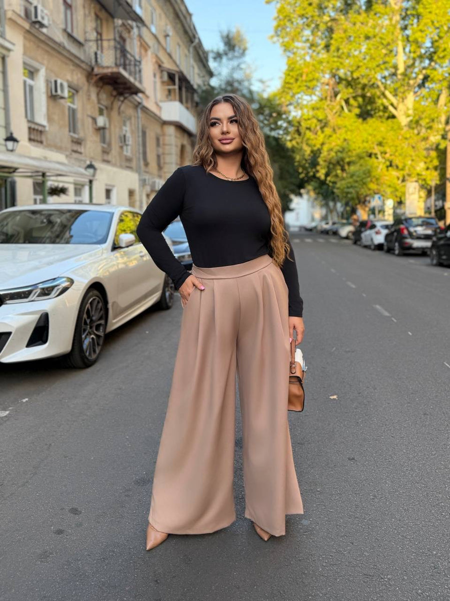 Панталон с широк крачол - Twiggy Shop