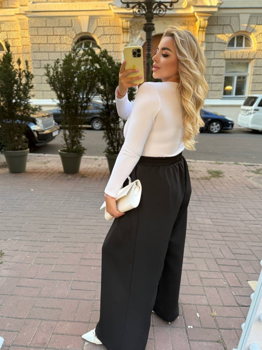 Панталон с широк крачол - Twiggy Shop