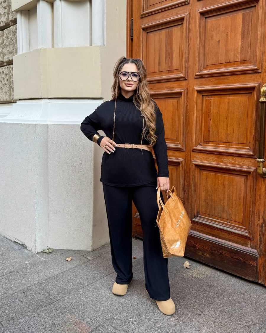 Рипсен комплект от трикотаж - Twiggy Shop