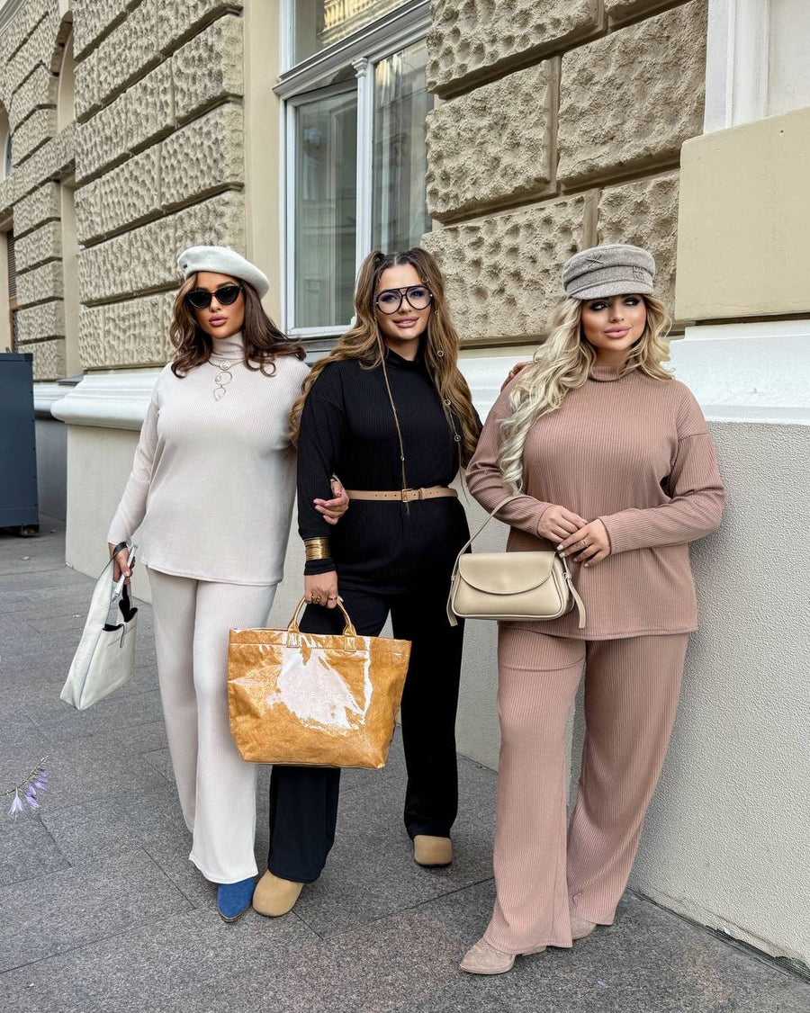 Рипсен комплект от трикотаж - Twiggy Shop