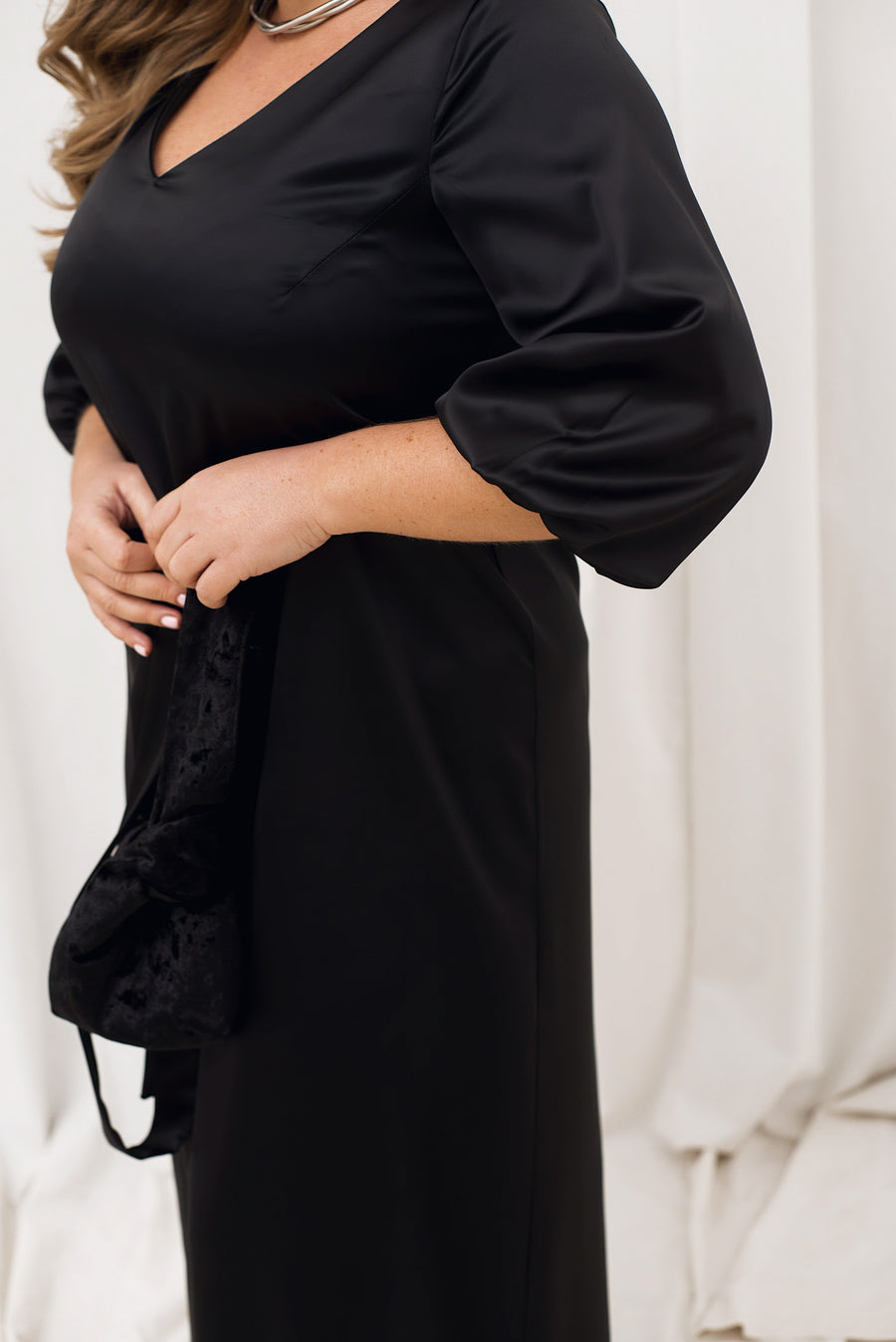 Дълга рокля от коприна - Twiggy Shop