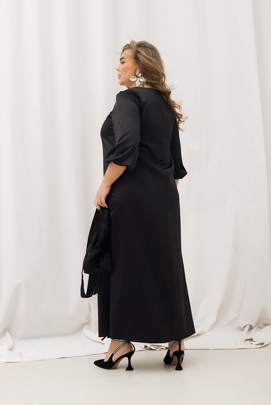 Дълга рокля от коприна - Twiggy Shop