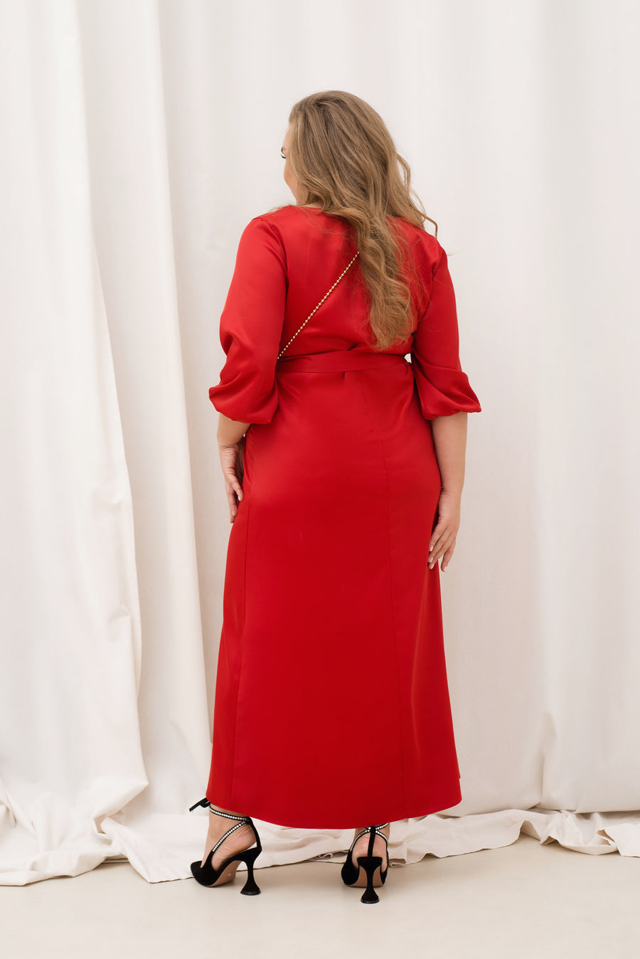 Дълга рокля от коприна - Twiggy Shop