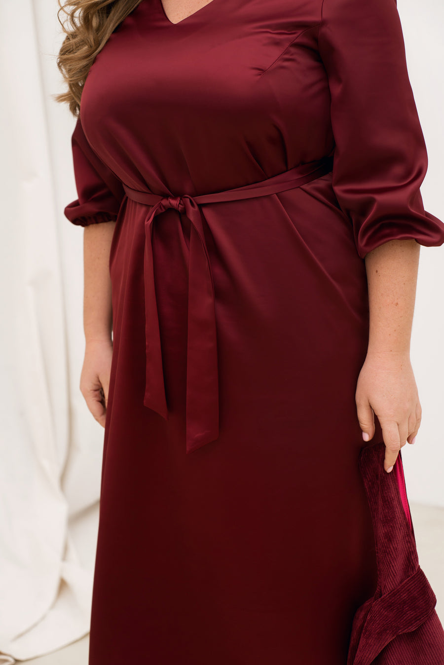 Дълга рокля от коприна - Twiggy Shop