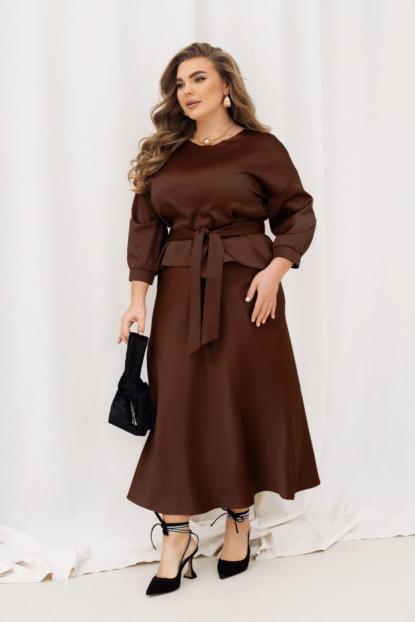 Комплект в две части от сатен - Twiggy Shop