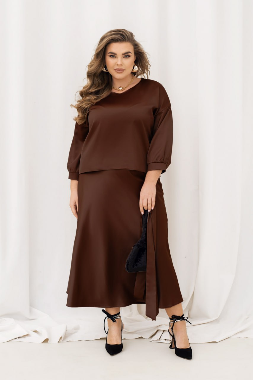 Комплект в две части от сатен - Twiggy Shop