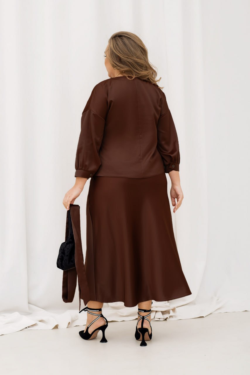 Комплект в две части от сатен - Twiggy Shop