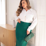 Раирана риза от ленена смес - Twiggy Shop