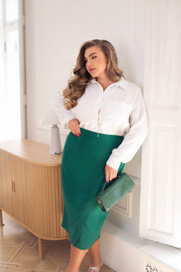 Раирана риза от ленена смес - Twiggy Shop