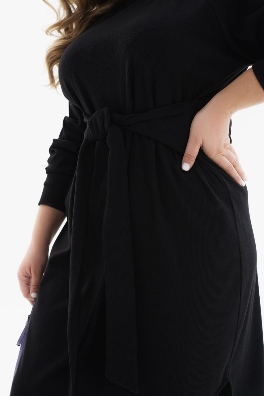 Миди рокля от трикотаж - Twiggy Shop