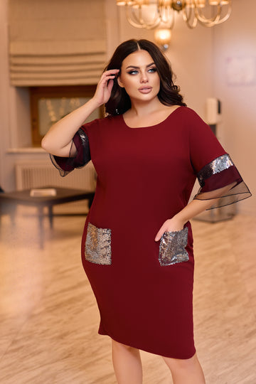 Къса рокля с джобове - Twiggy Shop