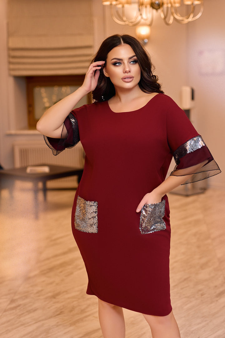 Къса рокля с джобове - Twiggy Shop