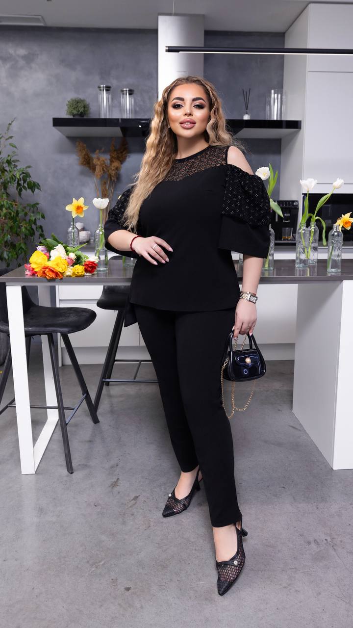 Комплект две части с мрежа - Twiggy Shop