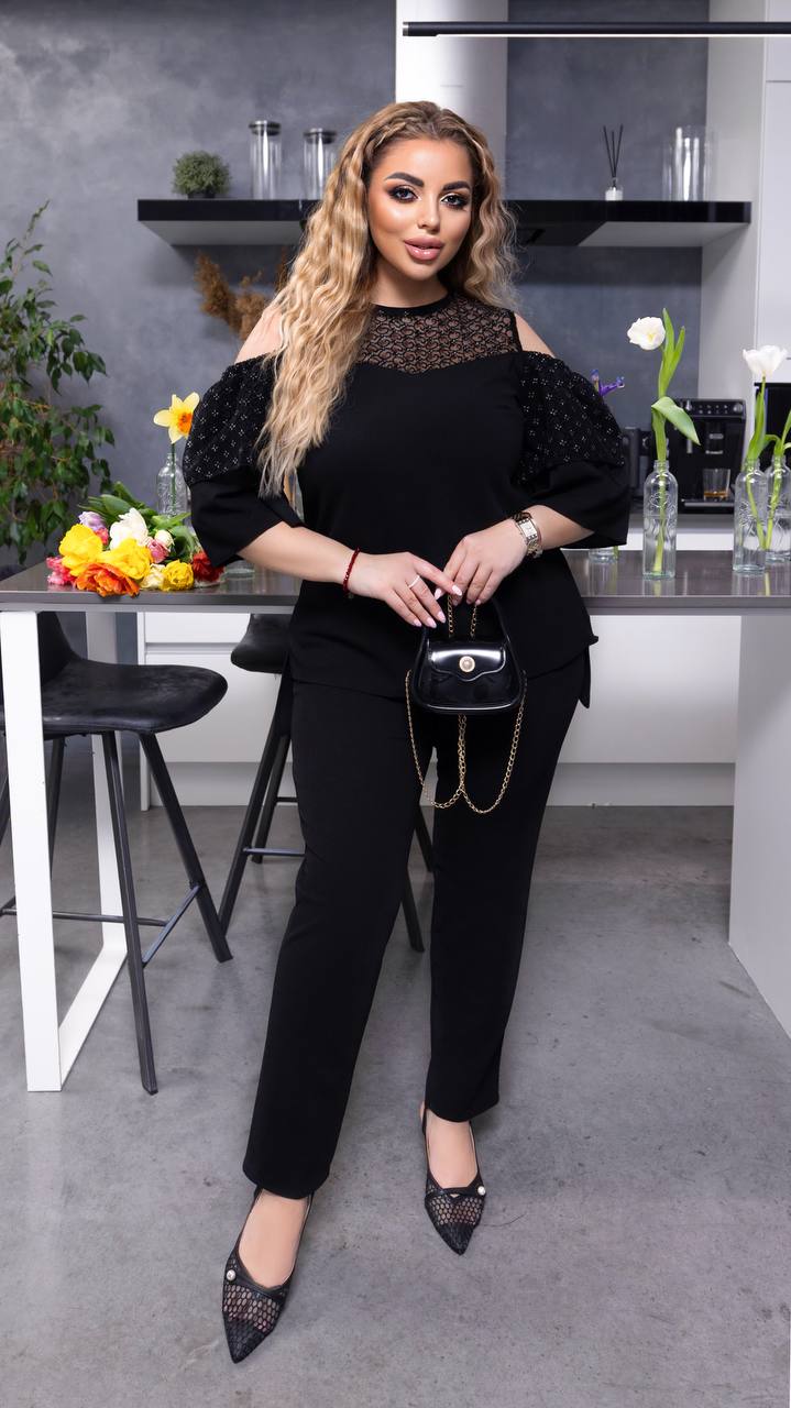 Комплект две части с мрежа - Twiggy Shop