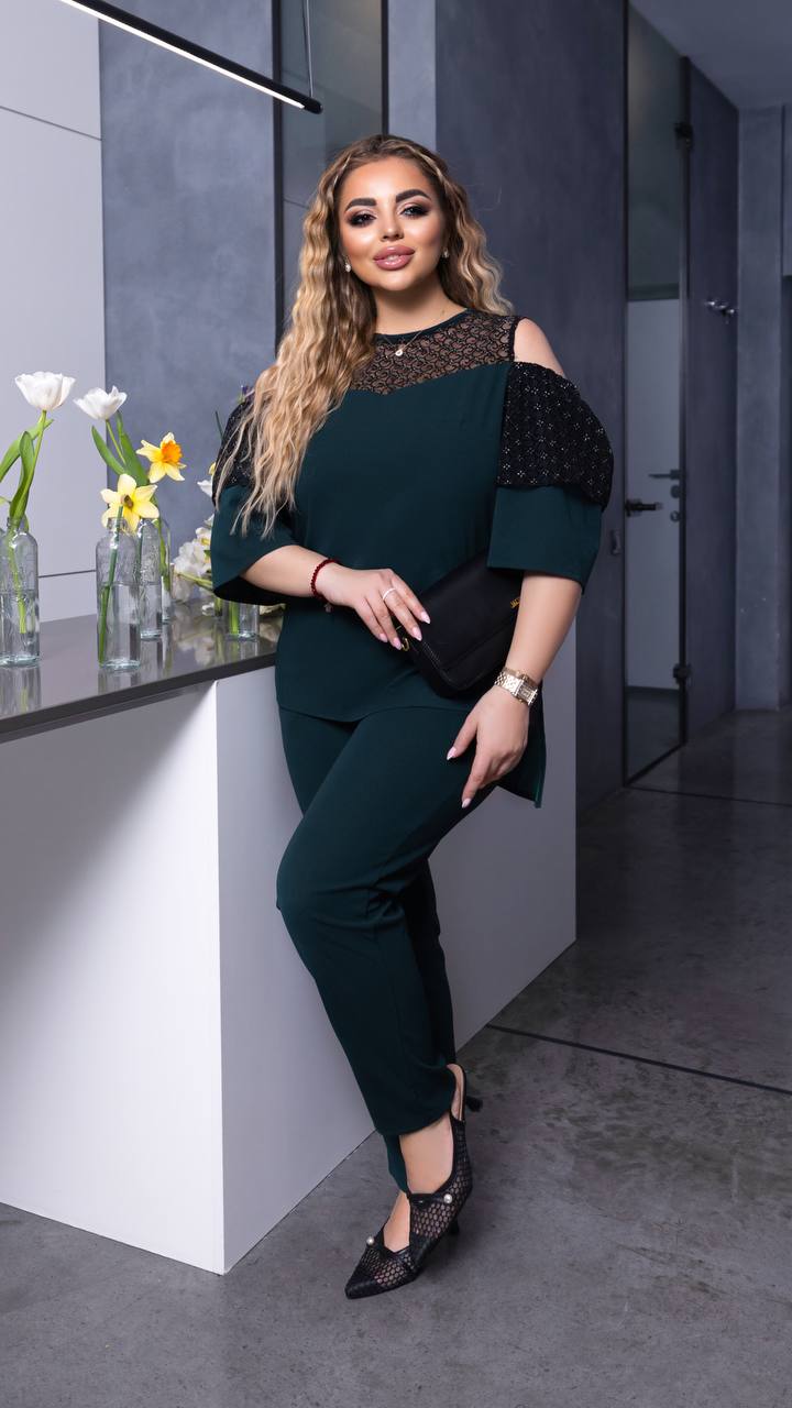 Комплект две части с мрежа - Twiggy Shop