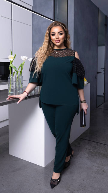 Комплект две части с мрежа - Twiggy Shop