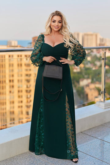 Дълга рокля с мрежа - Twiggy Shop