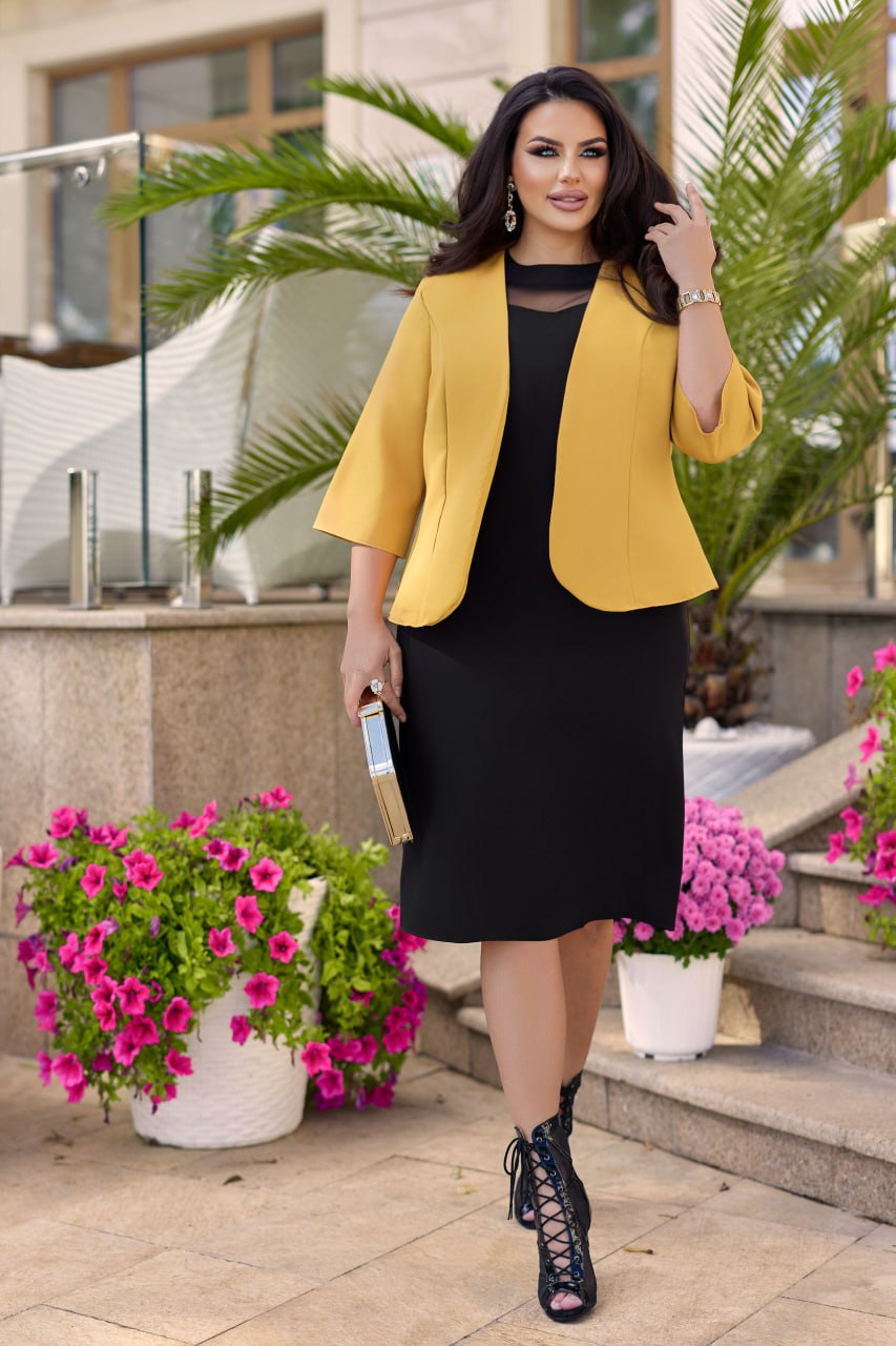 Комплект от рокля и сако - Twiggy Shop